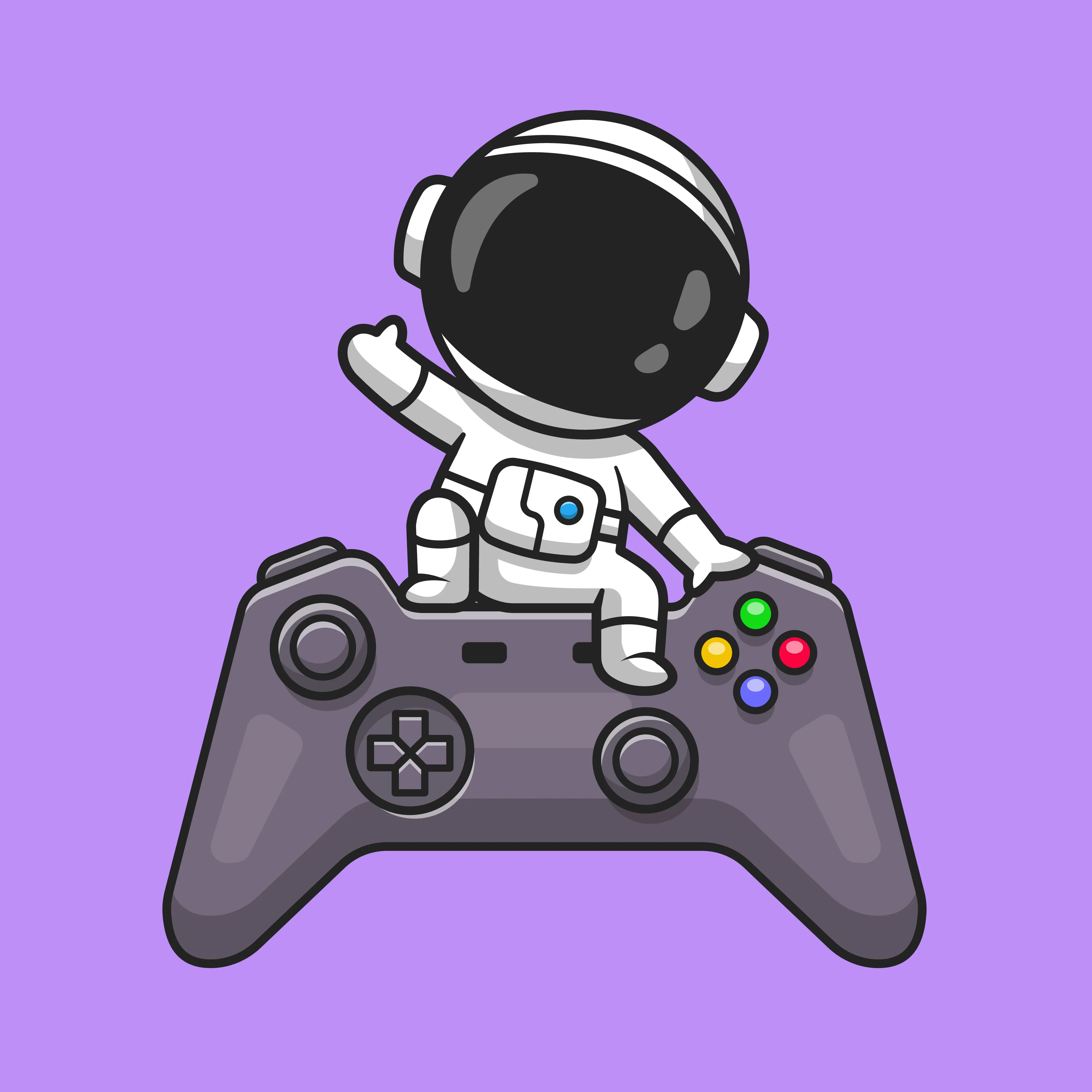 Gamer with headphones